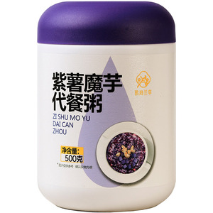 鹊尚兰亭紫薯魔芋代餐粥500g/罐营养即食轻食饱腹代餐粉