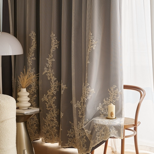 遮光窗帘新款布纱一体北欧风客厅卧室阳台纱帘定制现代ins窗纱帘