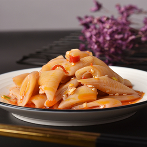 新品椒香海蚌苗 凉拌象拔蚌酒店饭店特色半成品凉菜冷盘海笋贝ktv