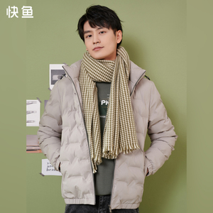 连帽外套2021年新款帅气徽章长袖棉服男11u1010快鱼服饰企业店99