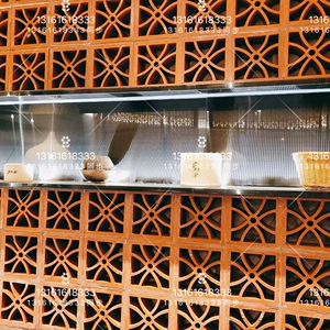 闽南花窗仿古窗花陶瓷花窗镂空瓷砖中式围墙花格复古紫砂窗瓦装饰