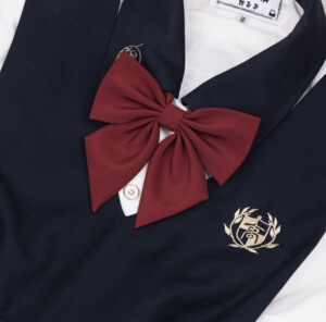 学士服领结女蝴蝶结内搭领结胸花正装水手服学院风日系制服衬衫校