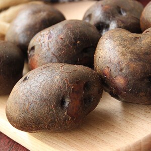 七彩乌洋芋紫心土豆云南紫皮土豆带箱5斤紫黑土豆