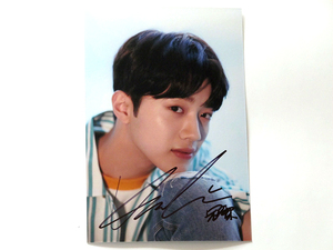 wanna one 赖冠霖 亲笔签名照片 6寸 宣传照 2019.24 04 02