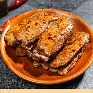 新货渝妹子铁板烧烤素牛排2斤手撕素肉香辣条豆制品豆腐干零食小