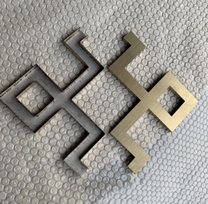 不锈钢吊顶角花新中式u型装饰天花客厅背景墙装饰面黑色钛金线条