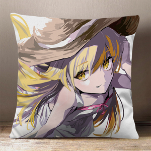 化物语周边战场原黑仪忍野忍千石抚子动漫物语系列定制床上靠抱枕