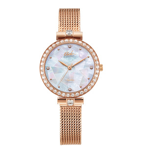 ebohr依波表手表女卡纳系列新品简约时尚大气气质贝母面女表5137