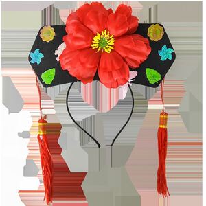 还珠格格头饰大人同款旗头格格帽子清朝清代宫廷宫女搞怪帽子发箍