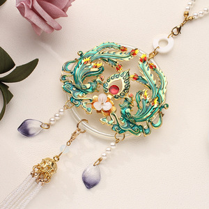 腰佩龙凤玉佩古装禁步流苏挂件旗袍压襟男女腰坠平民公主旗舰店29