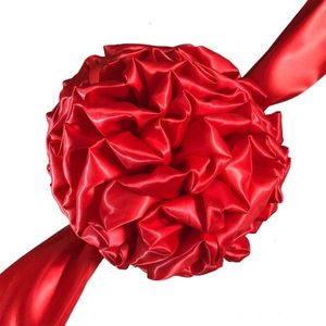 退伍大红花学生胸前金剪刀开张套餐新店道具精致喜庆绸花挂饰托盘