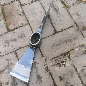 00tb626791428淘宝户外挖桩搞挖树根镐头工具柴镐刨根纯钢尖凿锻打