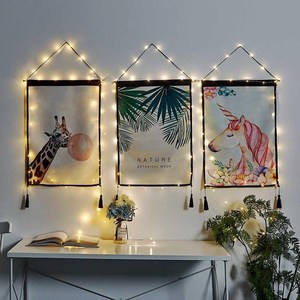 房间装饰品ins风墙面布挂上背景文艺寝室宿舍少女头北欧名宿挂布