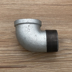 镀锌内外丝弯头4分6分1寸螺纹丝扣接头dn15 20 25 32 40 50 65 80