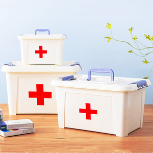 箱小型学生宿舍药品收纳盒药盒便携家庭装医用医护小药箱225人付款13