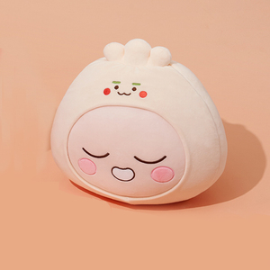 kakao friends 上海的朋友萌趣可爱屁桃卡通毛绒小笼包抱枕apeach