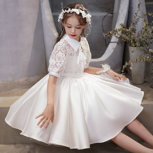 儿童礼服公主裙花童婚礼小女孩礼服伴童女童洋气主持钢琴演出服春