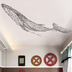 3D立体吊顶装饰创意个性墙贴卧室天空贴纸房顶天花板贴画自粘星空
