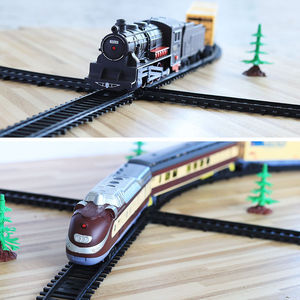 火车轨道玩具超大型4米轨道火车轨道玩具仿真动车大型超长充电动