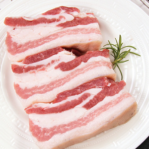 新鲜五花肉冷冻20斤红烧肉专用饭店食堂商用前后猪肉带皮中方五花