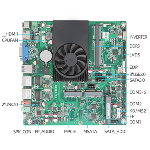 迷你itx工控主板i3 i5 i7四代五代x86一体机主板5200U/4200u/5005