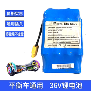 平衡车电池36v42v电瓶通用阿尔郎电动两轮儿童扭扭车锂电池组驿特