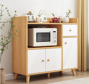 碗柜家用厨房农村放碗多层多功能储物柜出租房小型大容量新款双门