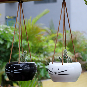 普通陶瓷花盆简约