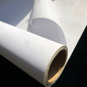 油性弱溶剂背胶油画布uv室外不干胶画布橱窗贴画墙贴壁布规格齐全