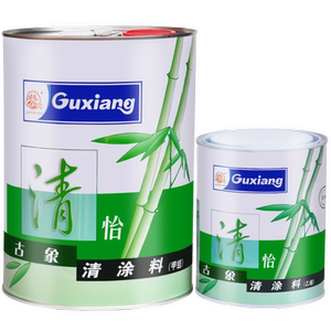古象聚酯聚氨酯高光清漆 透明清水685 木器漆 耐磨 5kg