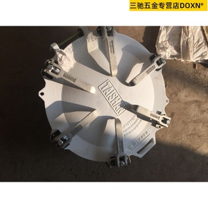 散装水泥罐车配件中集扬州铝合金罐口专用产品配件六抓式罐盖配件