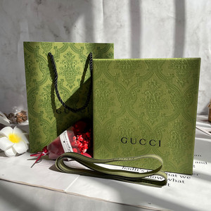 酷奇古奇gucci空盒包装盒礼品盒皮带丝巾香水气垫口红纸袋手拎袋