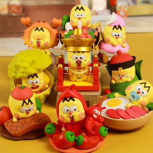 乐园时光我是不白吃联名盲盒美食秀周边公仔食物水果玩偶手办摆件