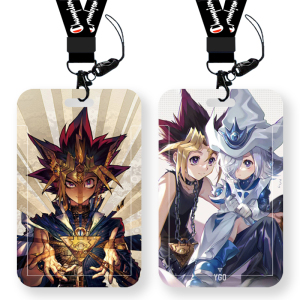 游戏王决斗者卡套公交卡校园卡学生饭卡门禁卡工厂牌长挂绳硬壳套