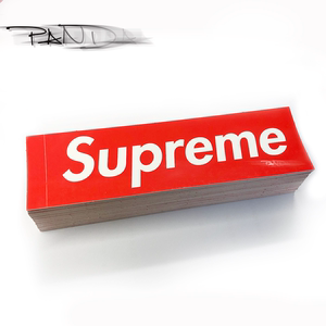 【官方正品】supreme BOX LOGO 红色贴纸贴画行李贴电脑笔记本贴