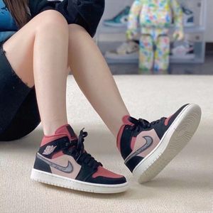 aj官网旗舰店官女鞋正版aj红豆奶茶樱花粉dunksb影子灰板鞋运费险
