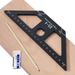 木工45度135度划线器铝合金角度划线尺多功能木工工具