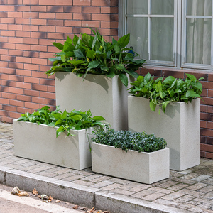 长条花盆户外简约