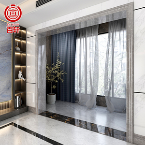人造石垭口门套包边窗套大理石背景墙瓷砖仿古石材边框线条腰线砖
