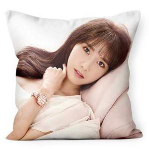 少女时代林允儿抱枕定制明星周边靠垫真人写真双面枕头生日礼物