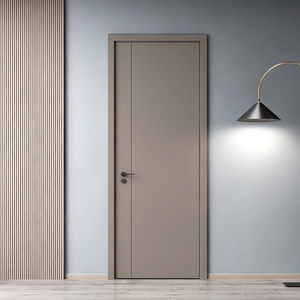 双羽木门 卧室门实木复合门免漆门暖白色简约木门qs-b01