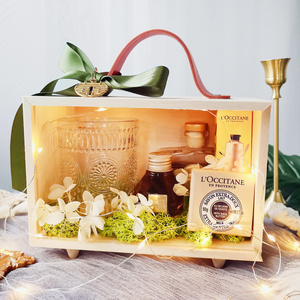 新款结婚ins伴手礼盒空盒女伴娘走心盒子伴郎高档实用木盒随手礼