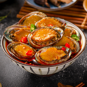 香辣即食鲍鱼仔 佐餐伴侣 罐装捞汁小海鲜 休闲零食下酒菜速运