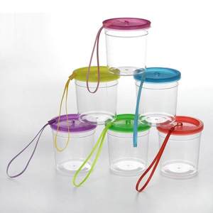 专用缸小宠物螃蟹小型鱼缸玩具塑料养金鱼带绳子迷你塑料斗鱼杯