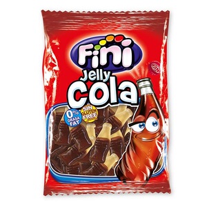 买6包邮 西班牙fini菲尼软糖可乐味橡皮糖儿童糖果休闲零食q糖80g