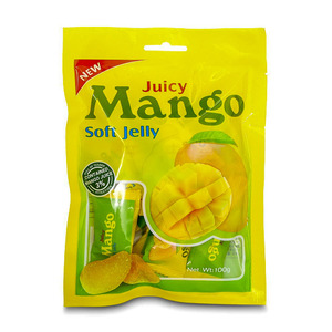 买6包邮韩国Juicy芒果软糖水果味含3%桃子果汁糖果休闲零食橡皮糖