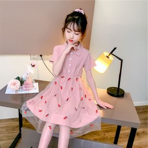 韩宝莎旗舰店天猫女童夏装连衣裙五3六4七5八6十8-10岁小女孩夏天