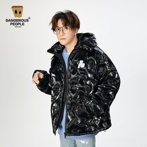 dangerouspeople薛之谦dsp满印压花羽绒服国潮情侣款秋冬加厚外套