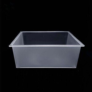 洗手台塑料水槽方盆放装防水新款透明盒子池子加厚正方形教具室