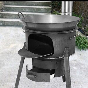 移动灶台柴火灶多功能